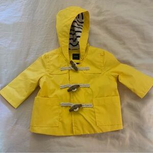 Baby Gap Yellow Raincoat 3-6m